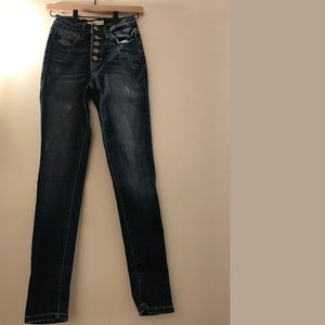 KanCan Button Fly Skinny Jeans